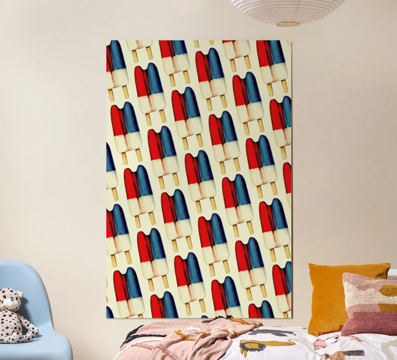 Double Popsicle Pattern poster de Kelly Gilleran
