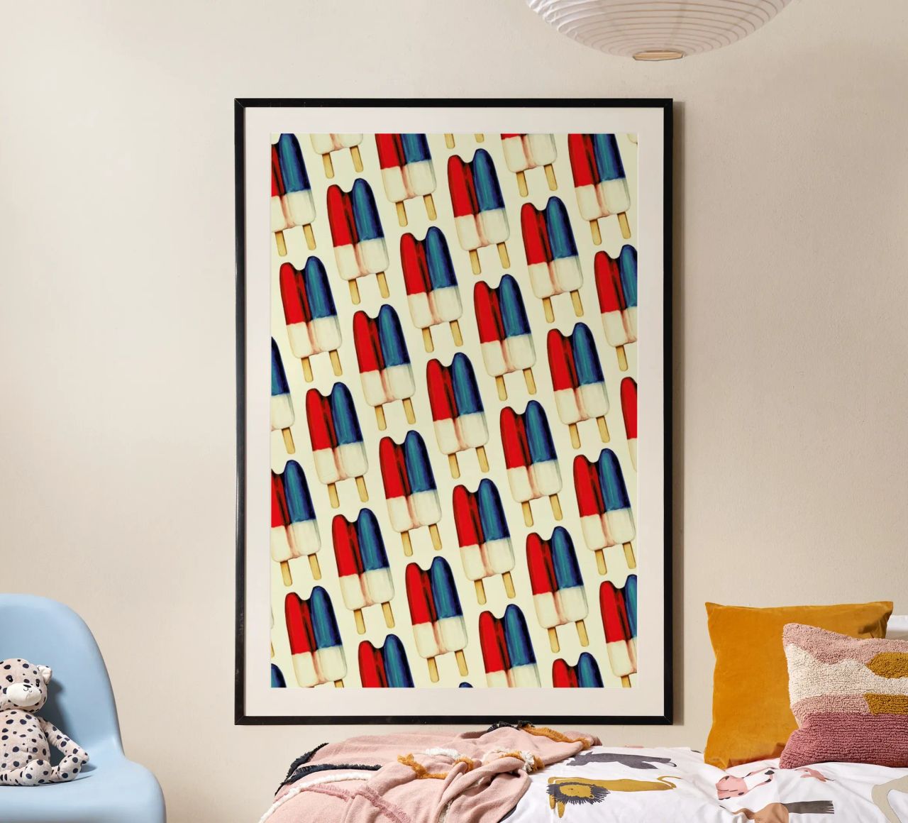 Double Popsicle Pattern carta hahnemühle da Kelly Gilleran