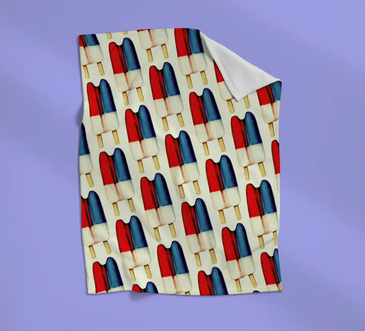 Double Popsicle Pattern coperta in pile da Kelly Gilleran