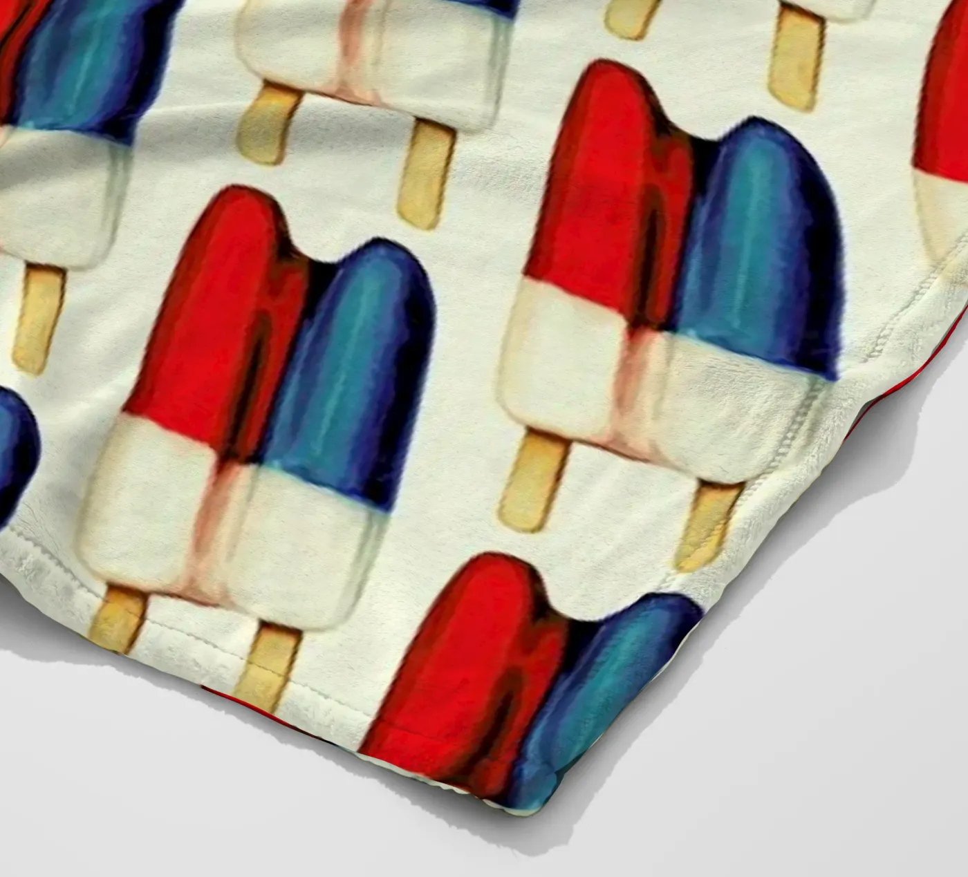 Double Popsicle Pattern Fleecedecke von Kelly Gilleran