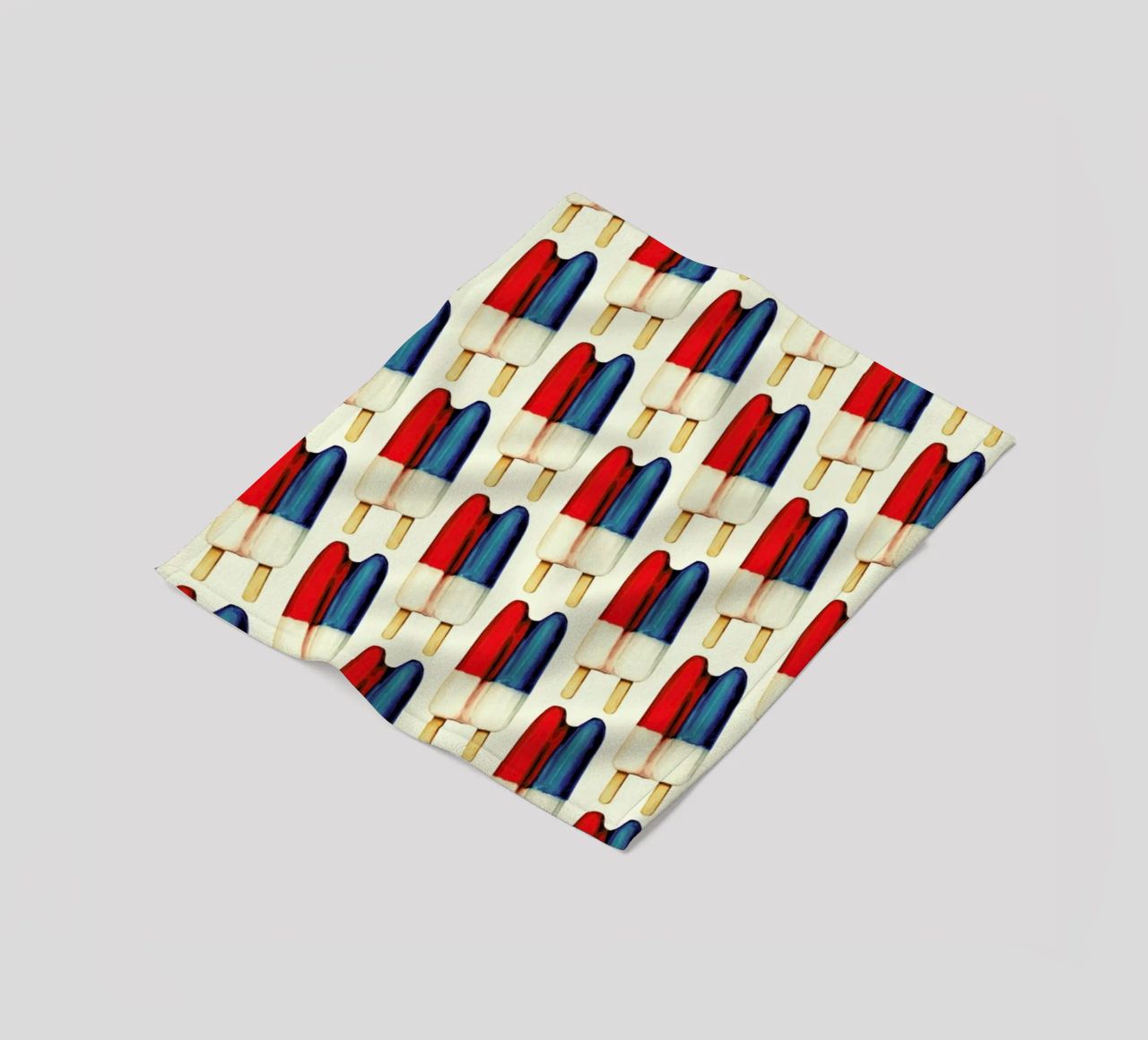 Double Popsicle Pattern coperta in pile da Kelly Gilleran