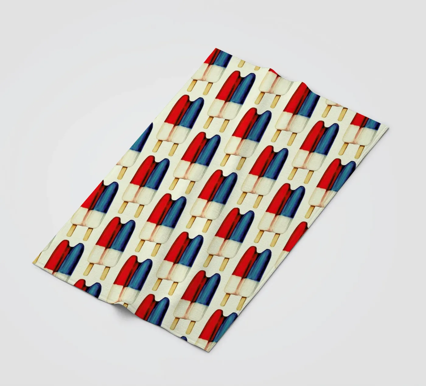 Double Popsicle Pattern Fleecedecke von Kelly Gilleran