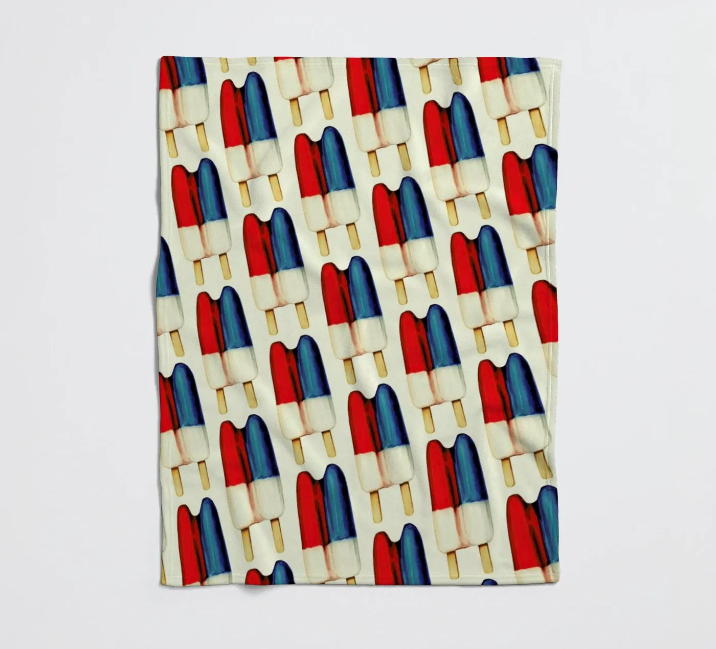 Double Popsicle Pattern Fleecedecke von Kelly Gilleran