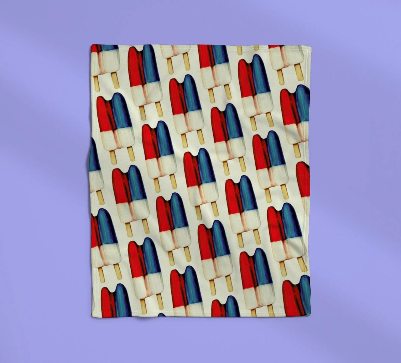 Double Popsicle Pattern coperta in pile da Kelly Gilleran