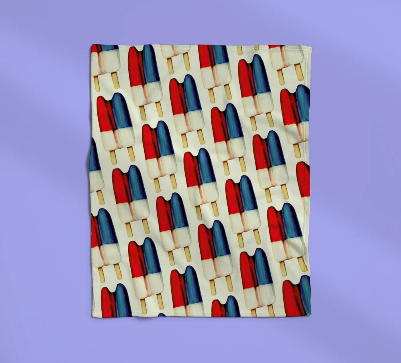 Double Popsicle Pattern Fleecedecke von Kelly Gilleran