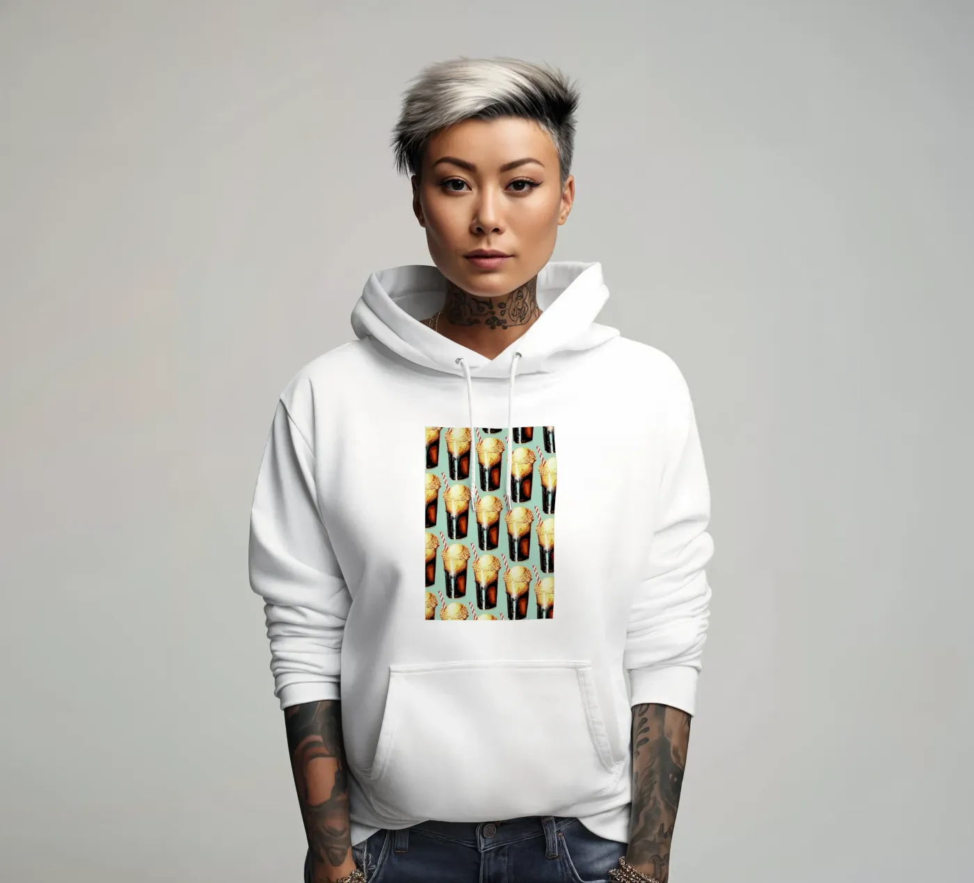 Rootbeer Float Pattern Hoodie von Kelly Gilleran