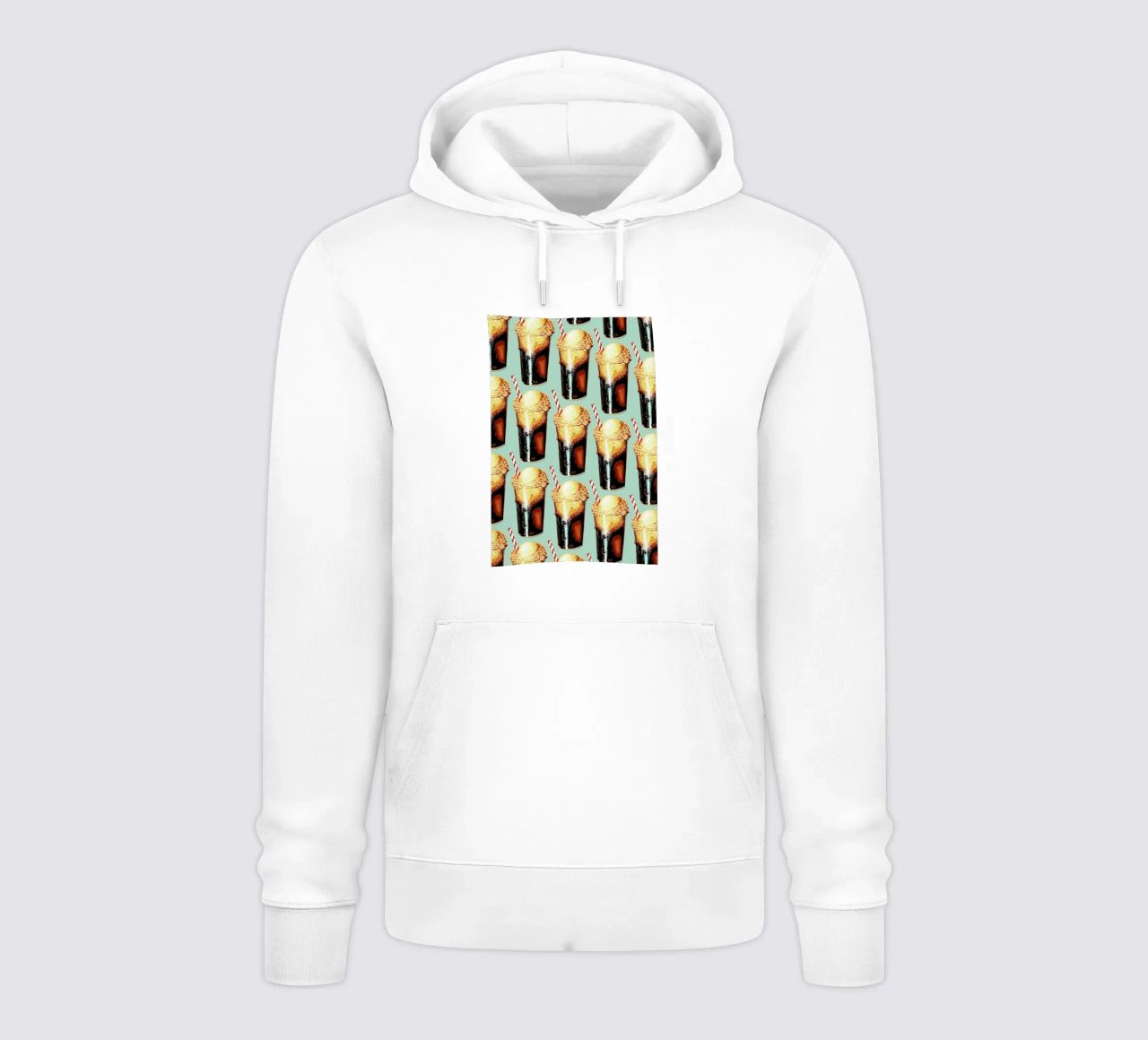 Rootbeer Float Pattern felpa con cappuccio da Kelly Gilleran