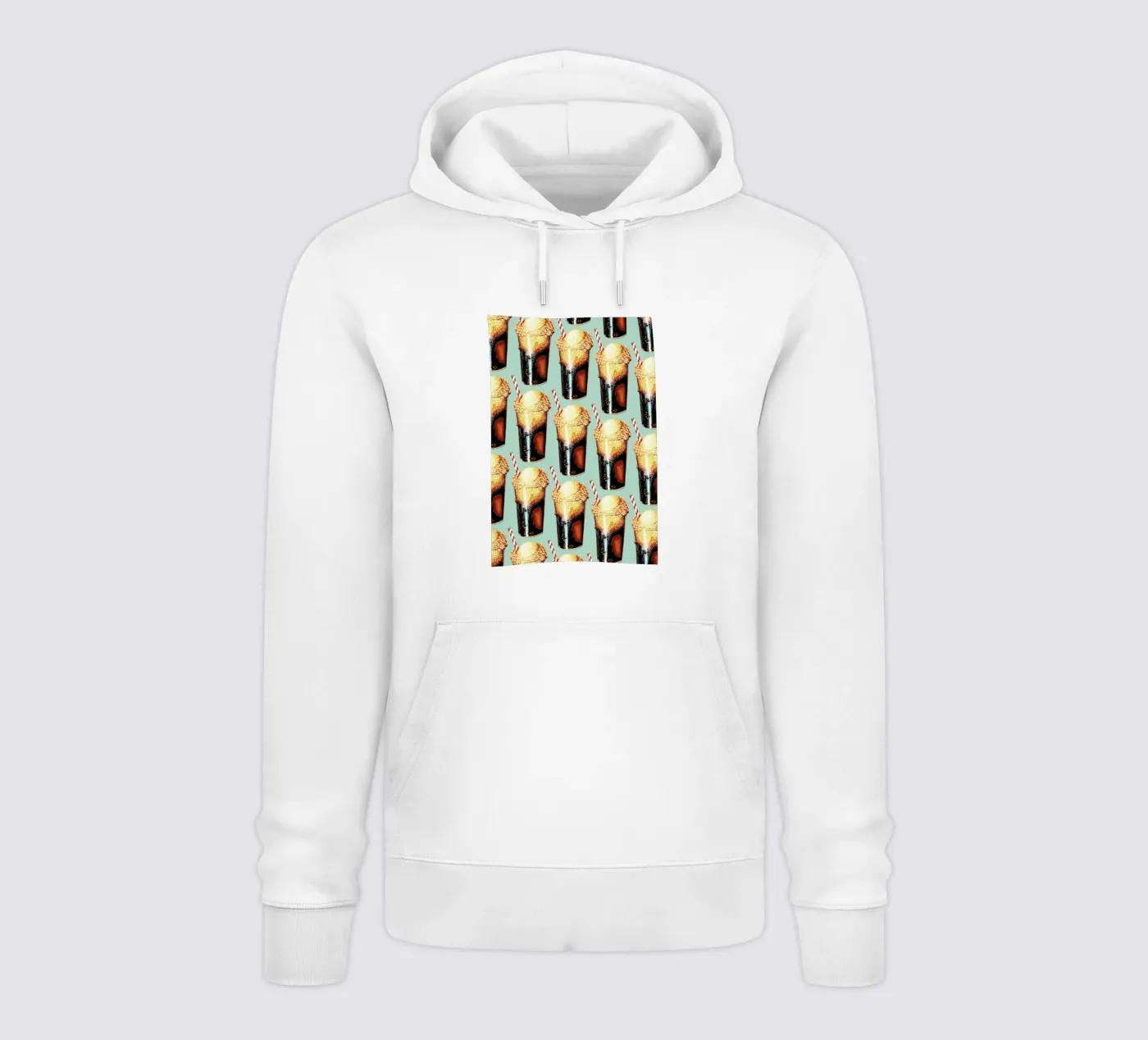 Rootbeer Float Pattern felpa con cappuccio da Kelly Gilleran