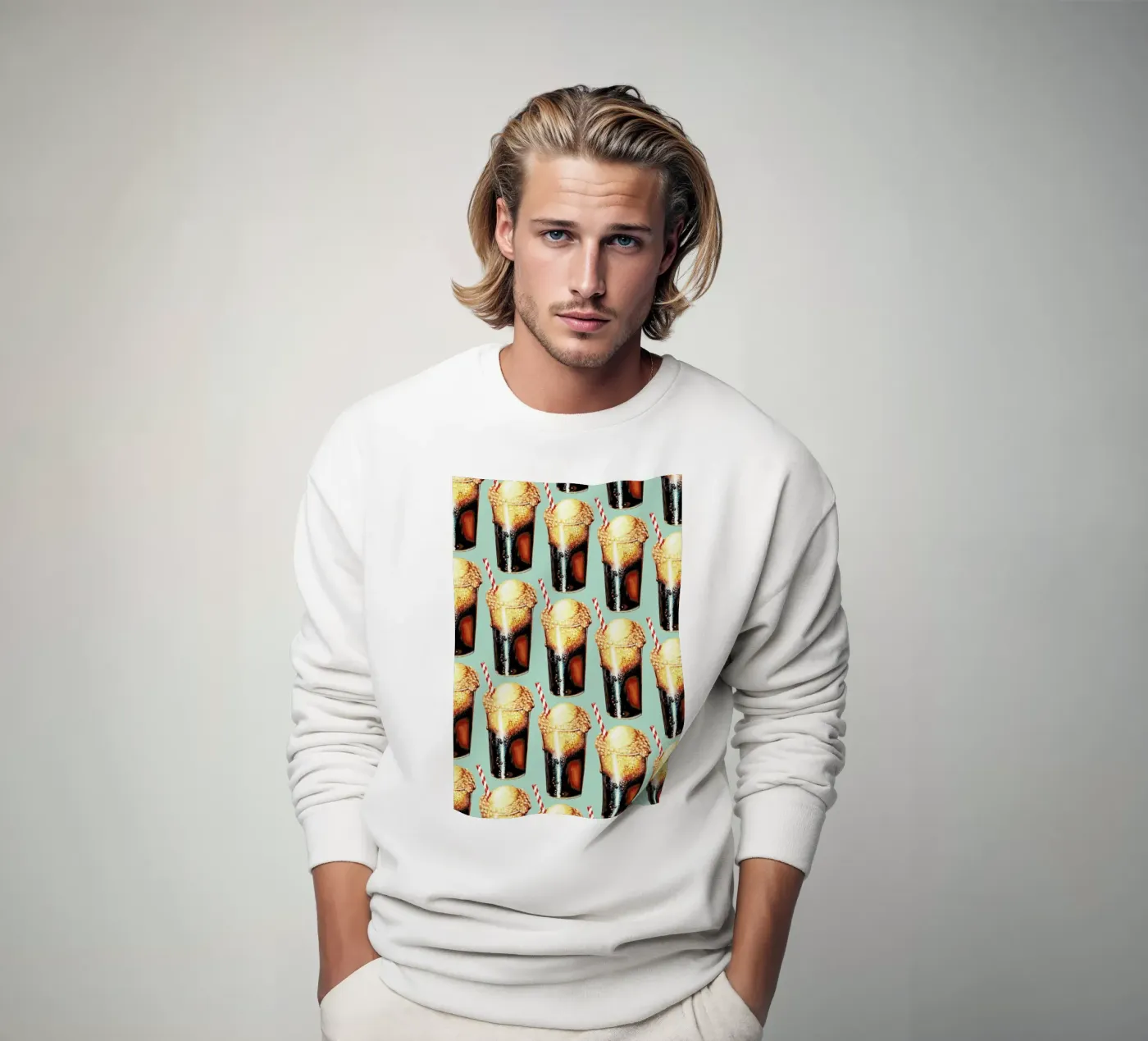 Rootbeer Float Pattern sweat de Kelly Gilleran