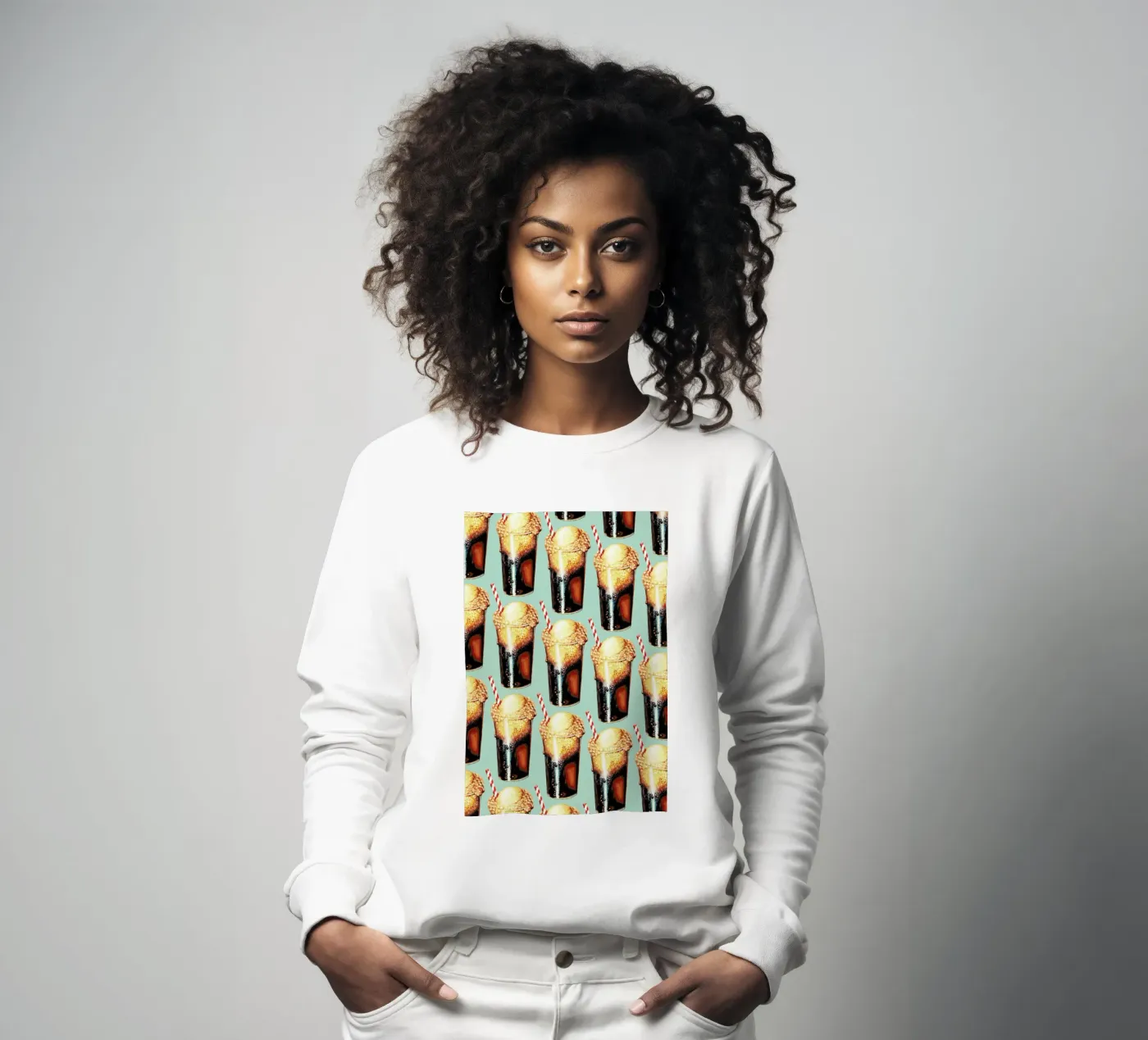 Rootbeer Float Pattern sweat de Kelly Gilleran