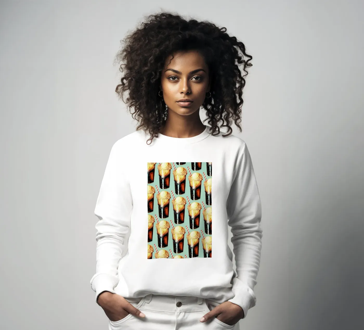 Rootbeer Float Pattern felpa da Kelly Gilleran