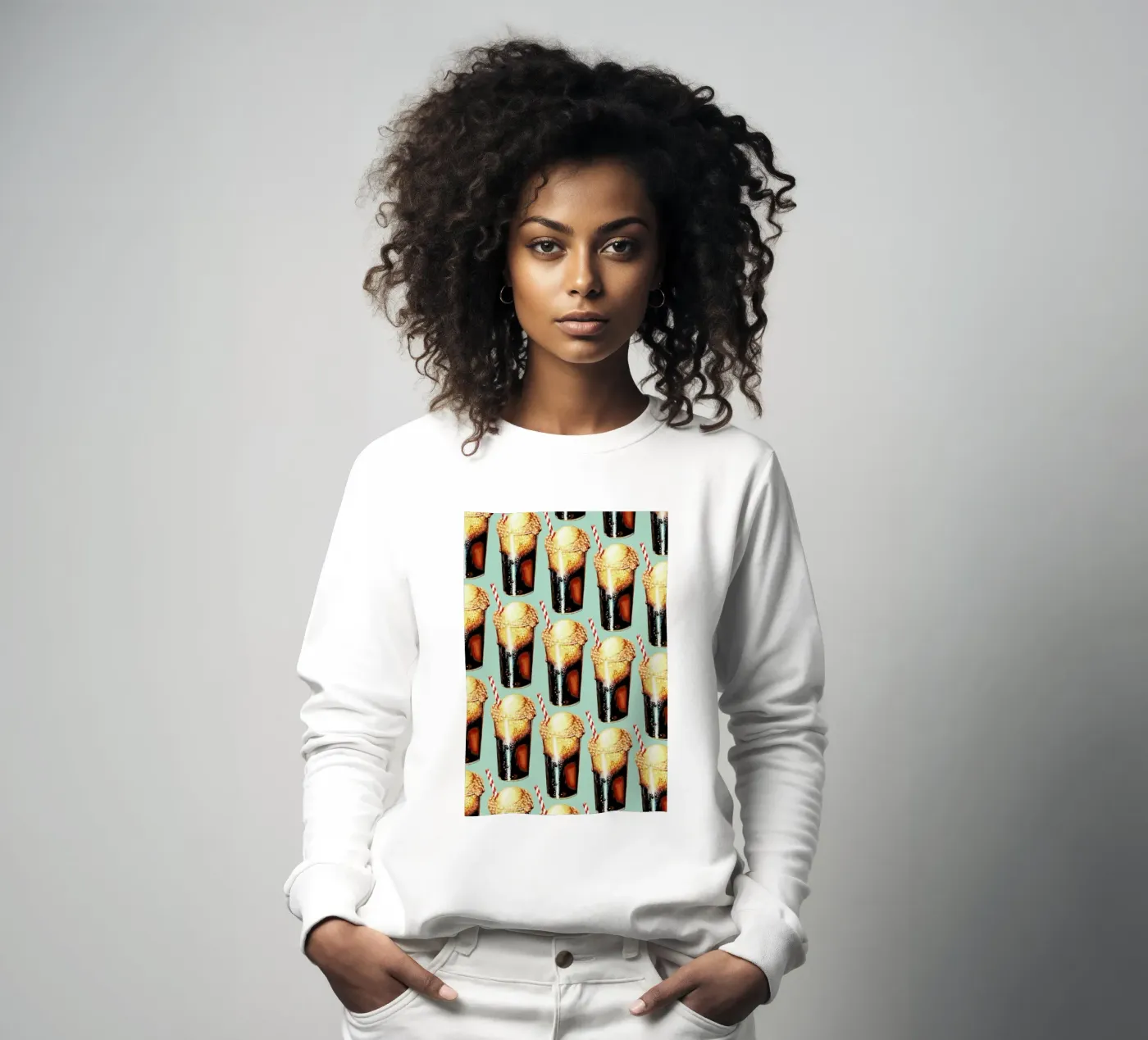 Rootbeer Float Pattern sweat de Kelly Gilleran