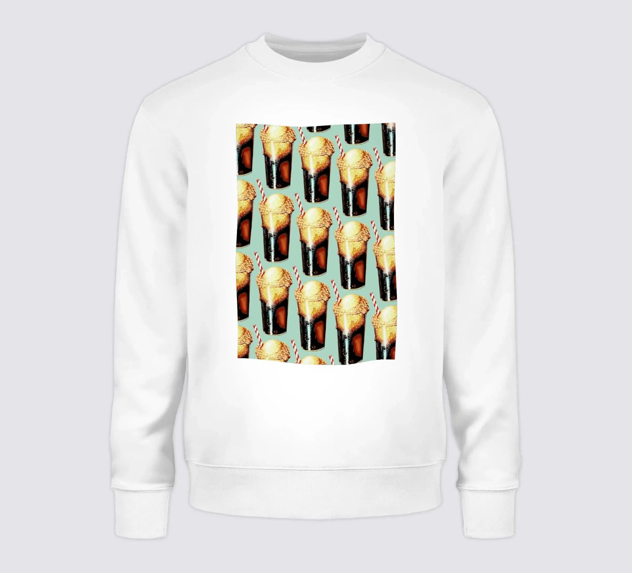 Rootbeer Float Pattern sweatshirt by Kelly Gilleran