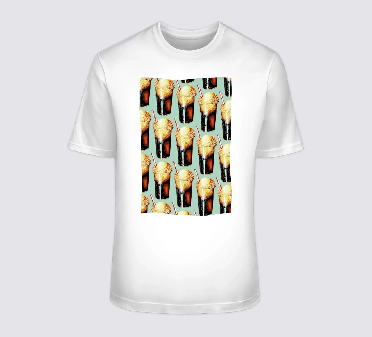 Rootbeer Float Pattern t-shirt by Kelly Gilleran