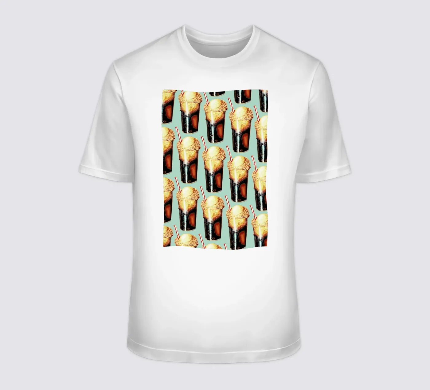 Rootbeer Float Pattern t-shirt by Kelly Gilleran