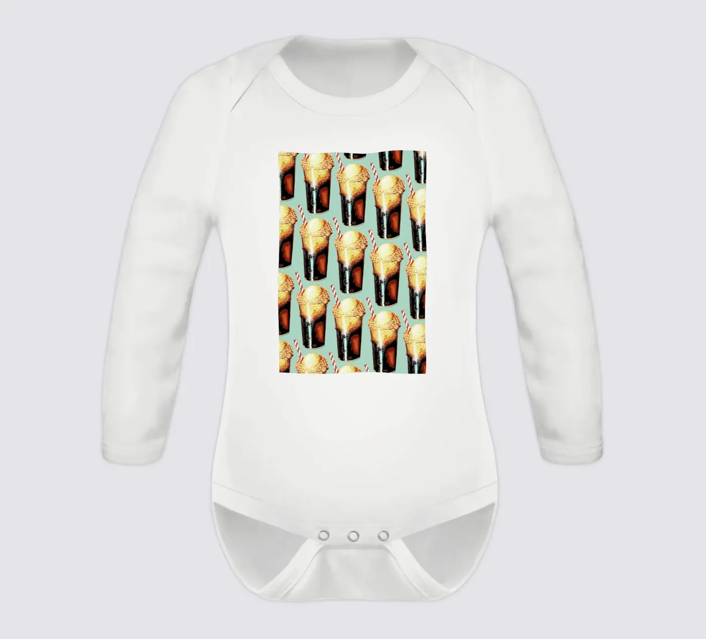 Rootbeer Float Pattern body manches longues de Kelly Gilleran