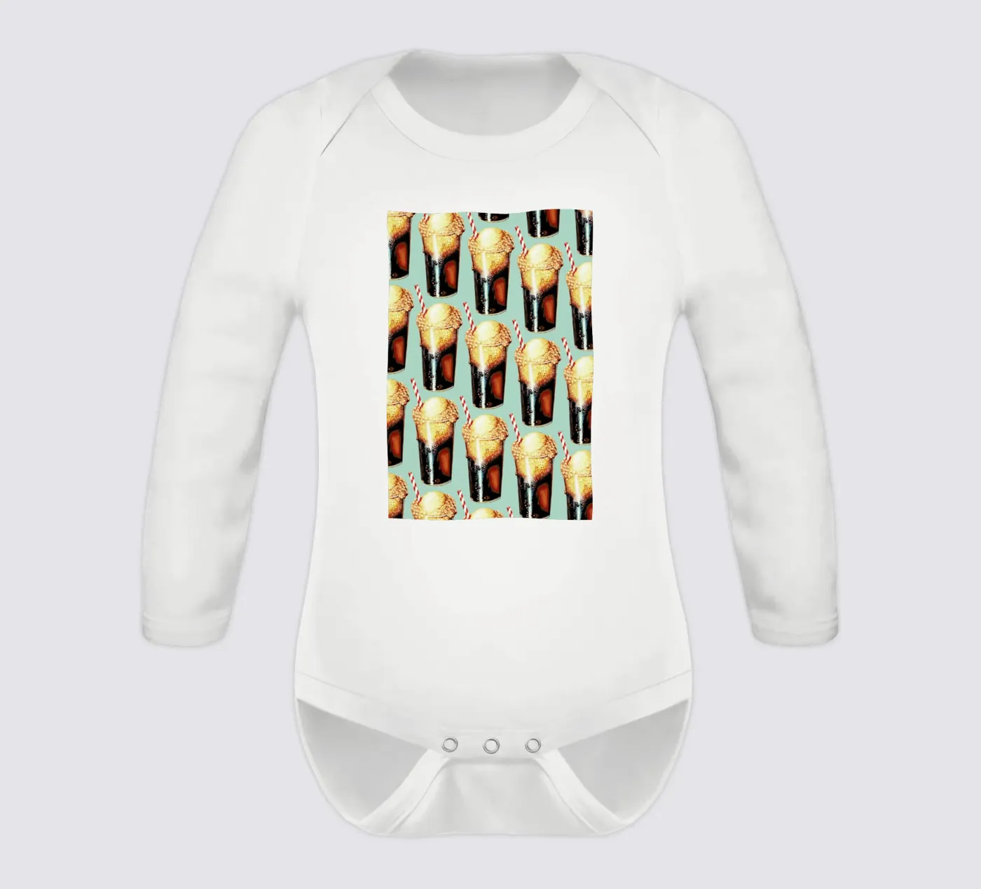 Rootbeer Float Pattern body manches longues de Kelly Gilleran