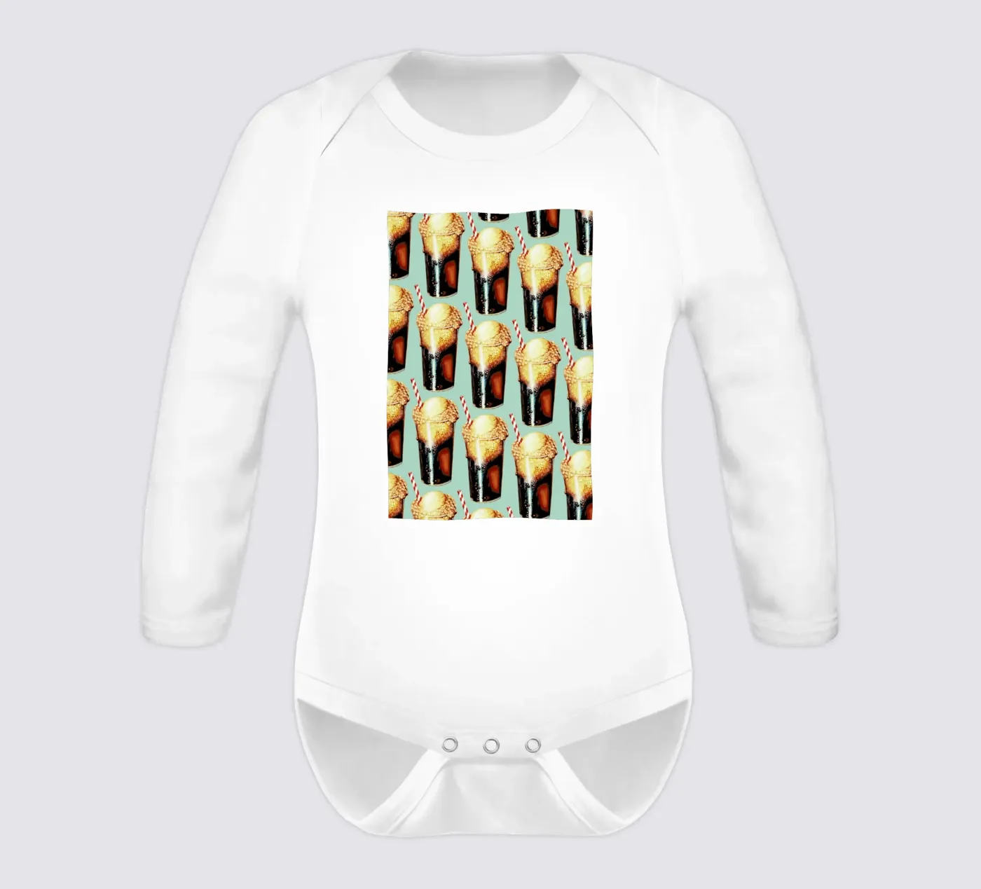 Rootbeer Float Pattern body manches longues de Kelly Gilleran