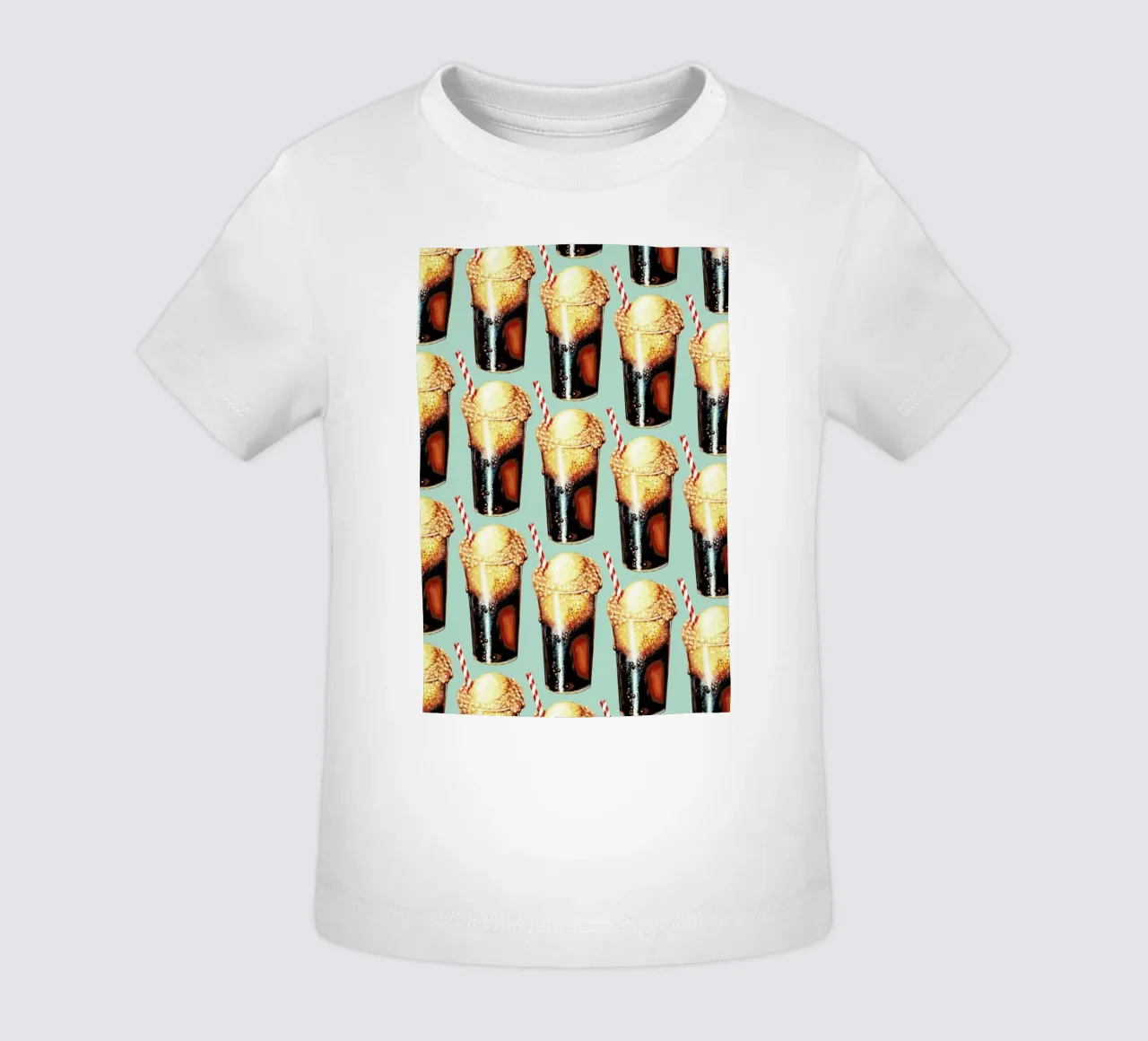 Rootbeer Float Pattern maglietta neonato da Kelly Gilleran