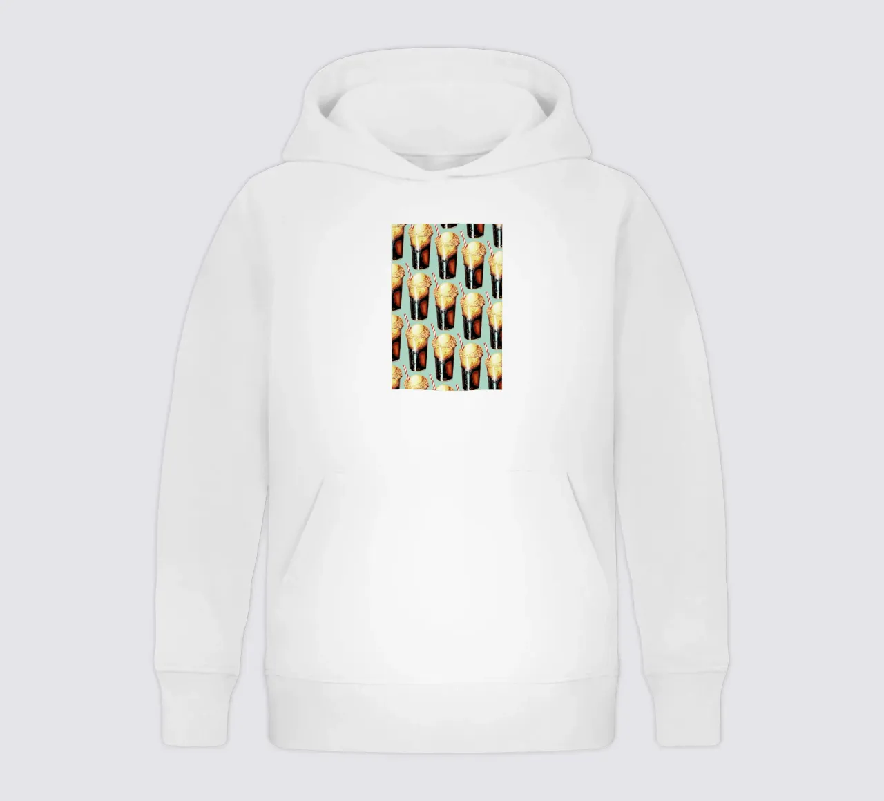 Rootbeer Float Pattern felpa bambino con cappuccio da Kelly Gilleran