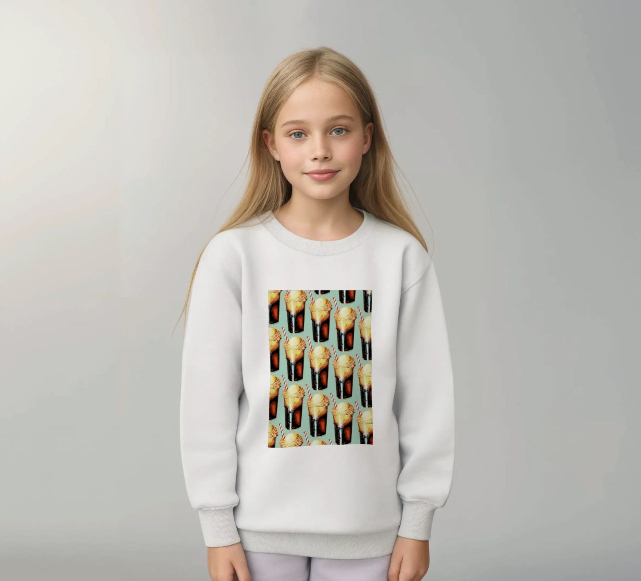 Rootbeer Float Pattern felpa bambino da Kelly Gilleran