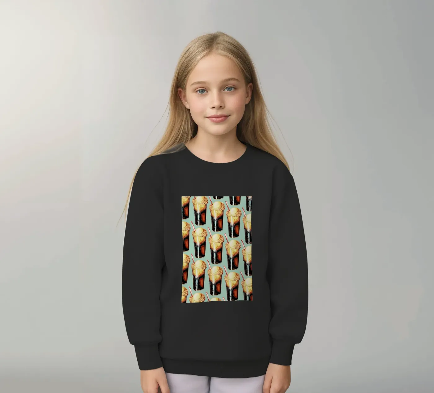 Rootbeer Float Pattern kinder sweatshirt van Kelly Gilleran