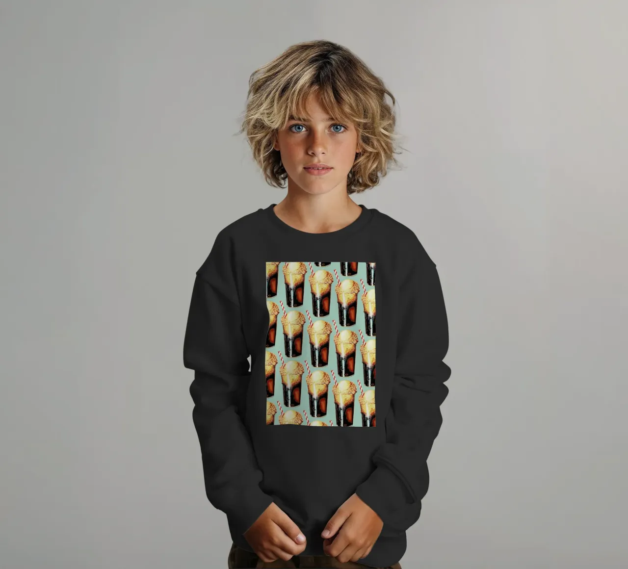 Rootbeer Float Pattern felpa bambino da Kelly Gilleran