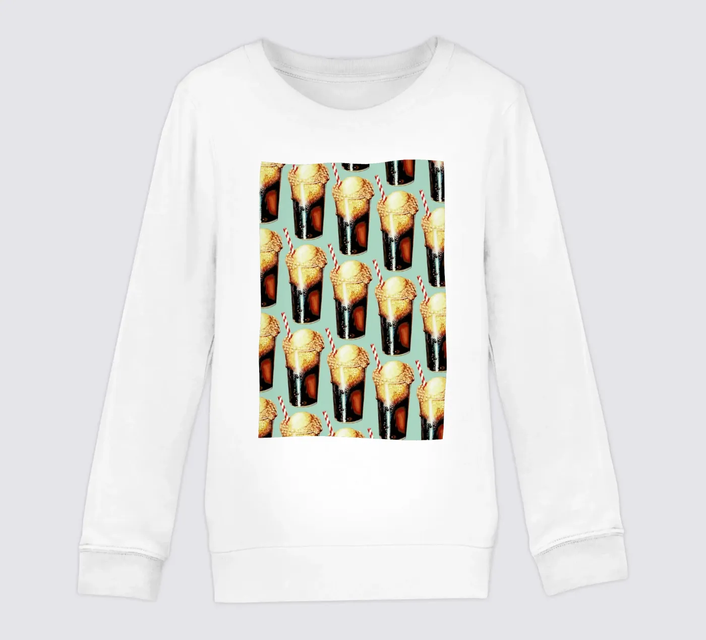 Rootbeer Float Pattern kinder sweatshirt van Kelly Gilleran