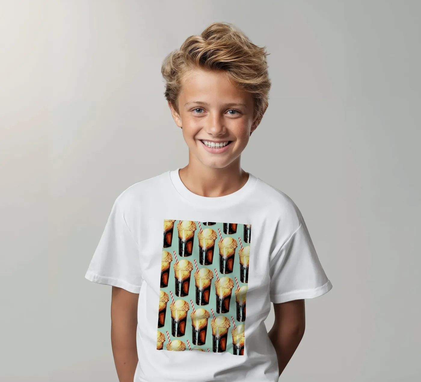 Rootbeer Float Pattern t-shirt enfant de Kelly Gilleran