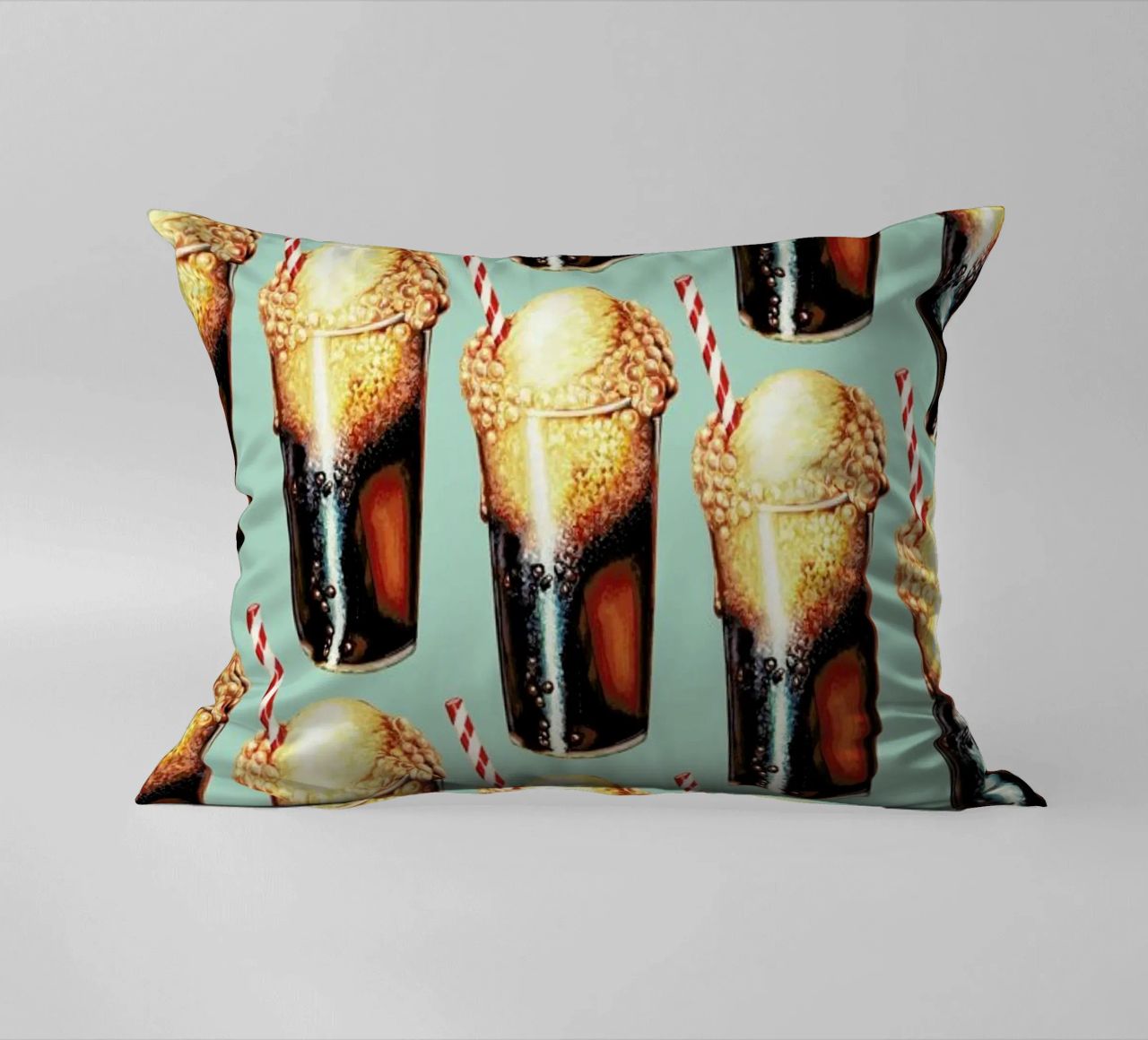 Rootbeer Float Pattern cuscino da Kelly Gilleran