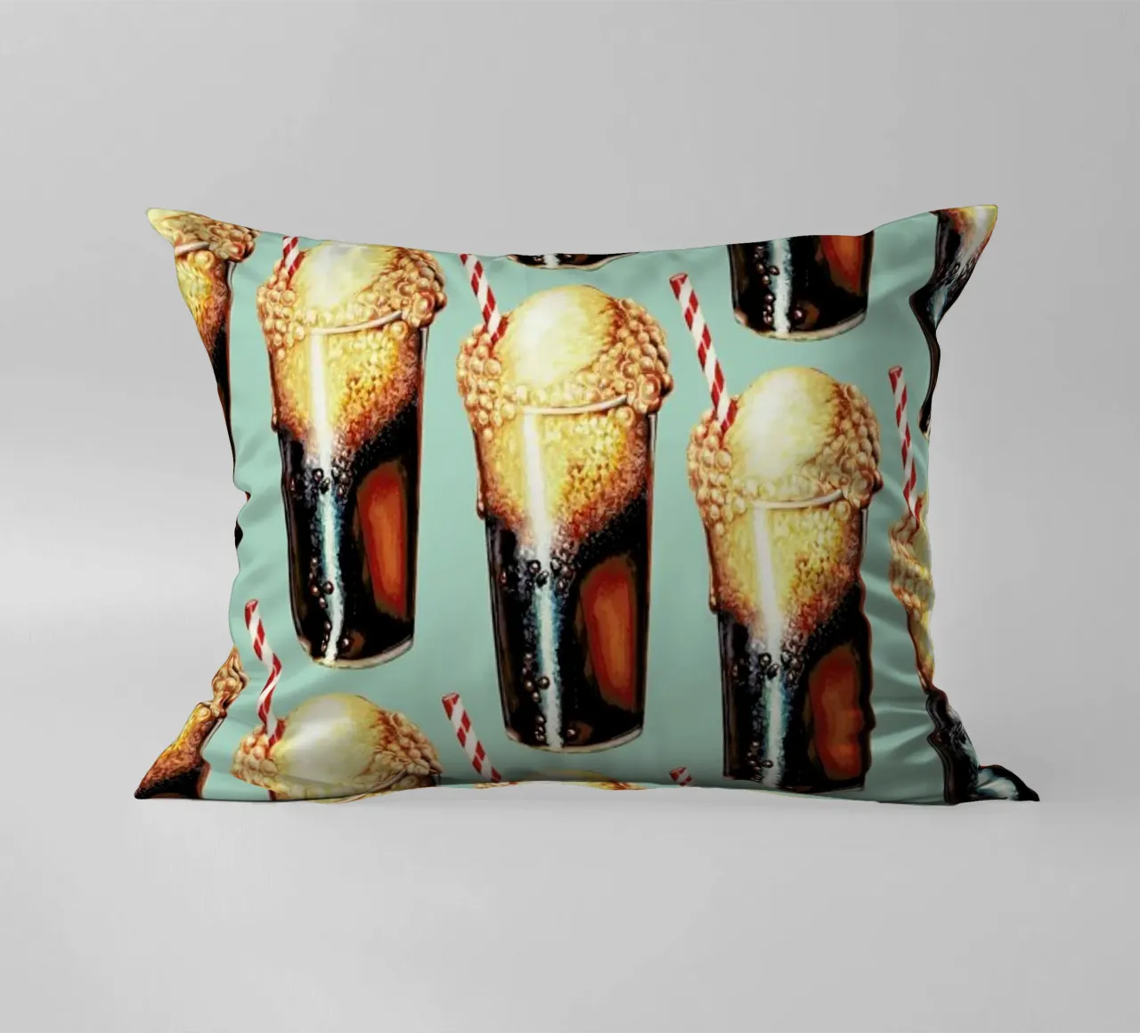 Rootbeer Float Pattern cuscino da Kelly Gilleran