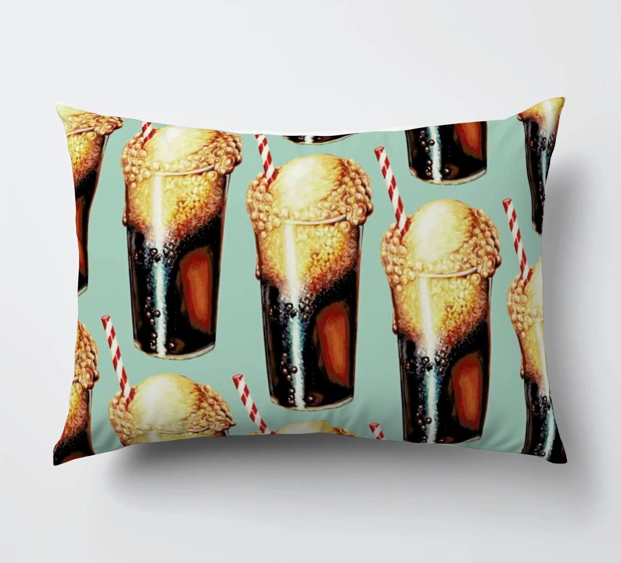 Rootbeer Float Pattern cuscino da Kelly Gilleran