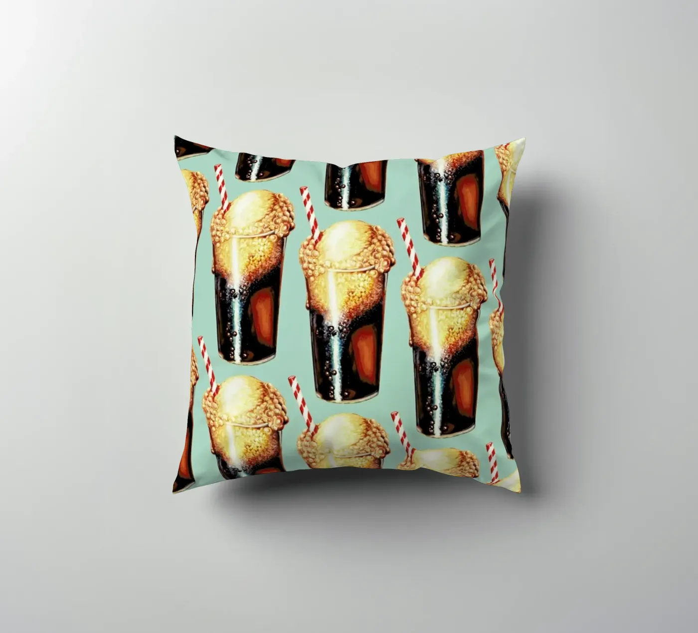 Rootbeer Float Pattern cuscino da Kelly Gilleran