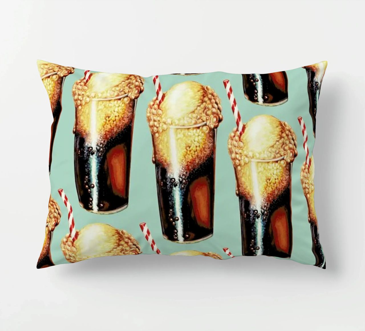 Rootbeer Float Pattern cuscino da Kelly Gilleran