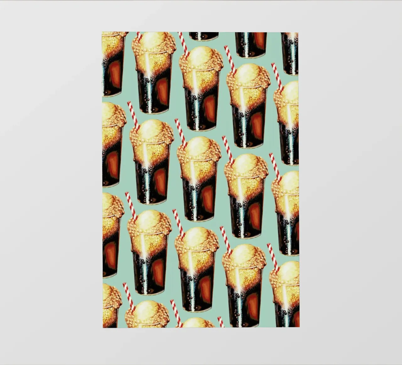 Rootbeer Float Pattern Backlit Folie von Kelly Gilleran