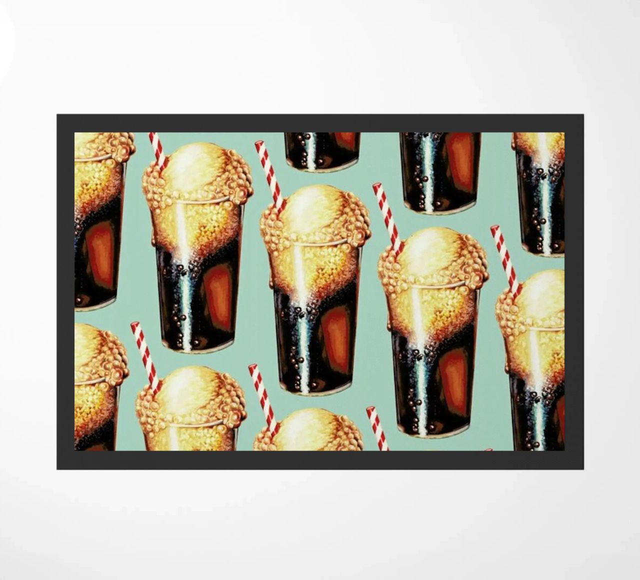 Rootbeer Float Pattern doormat by Kelly Gilleran
