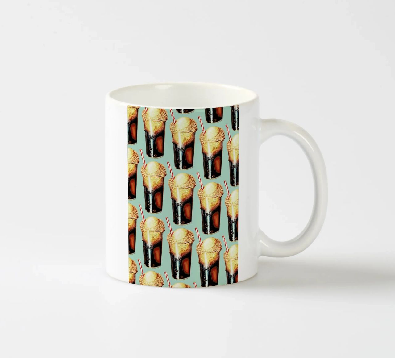 Rootbeer Float Pattern tazza in ceramica da Kelly Gilleran
