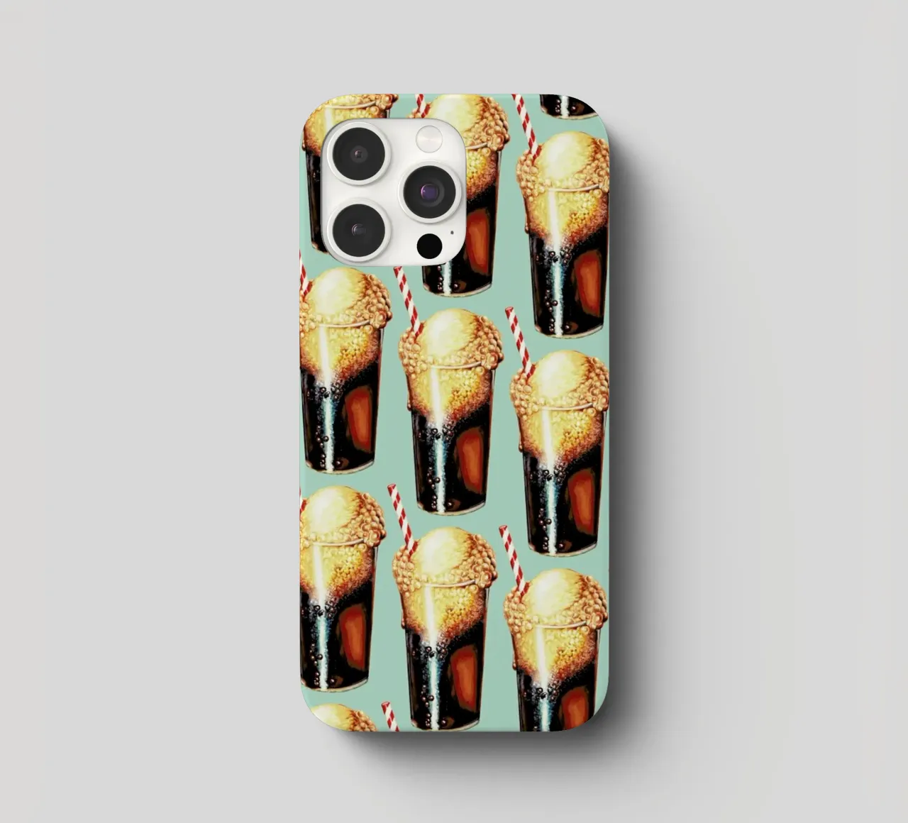 Rootbeer Float Pattern cover iphone da Kelly Gilleran