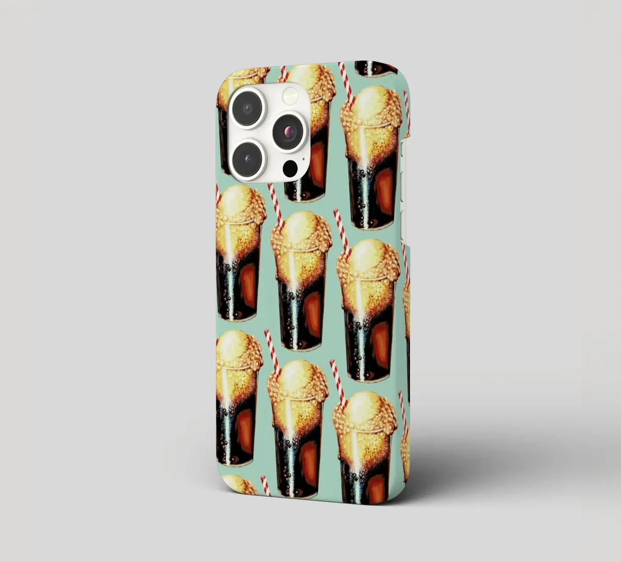 Rootbeer Float Pattern cover iphone da Kelly Gilleran