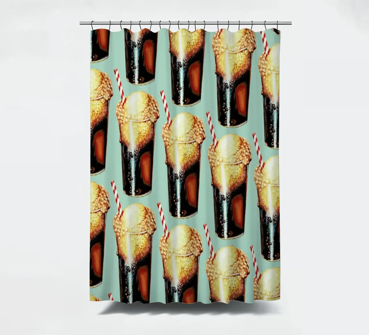 Rootbeer Float Pattern tenda da doccia da Kelly Gilleran