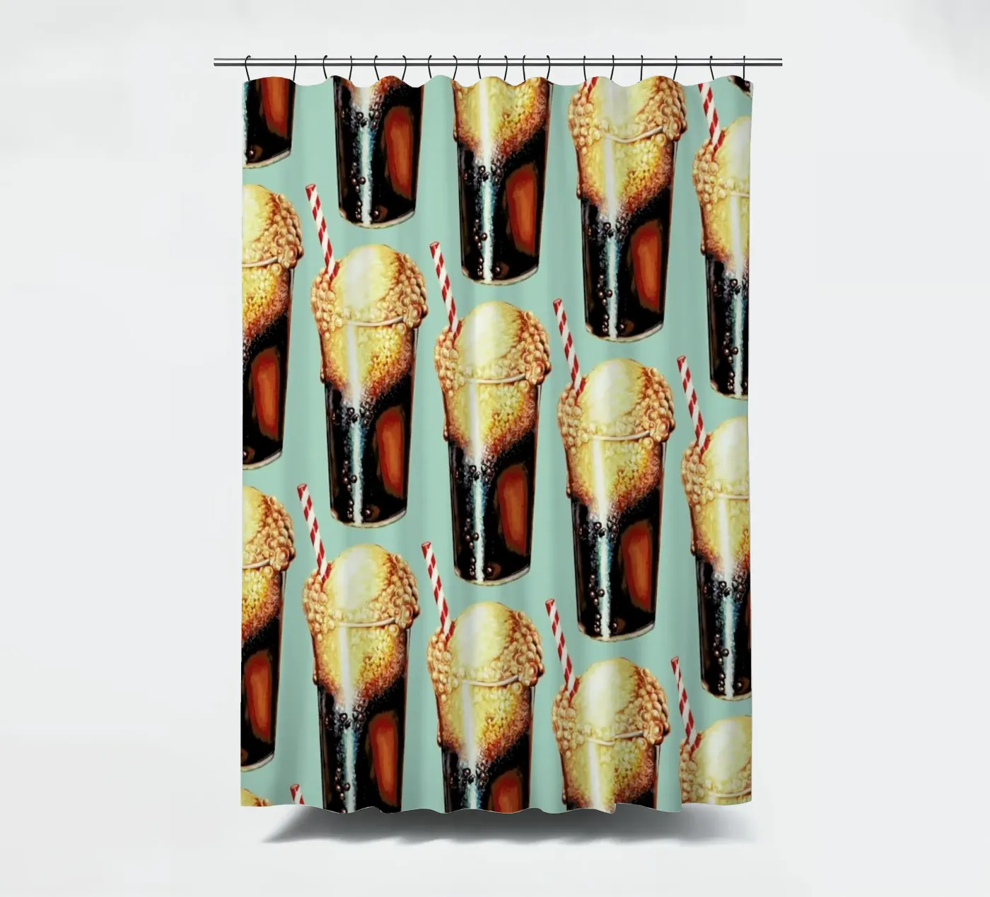 Rootbeer Float Pattern douchegordijn van Kelly Gilleran