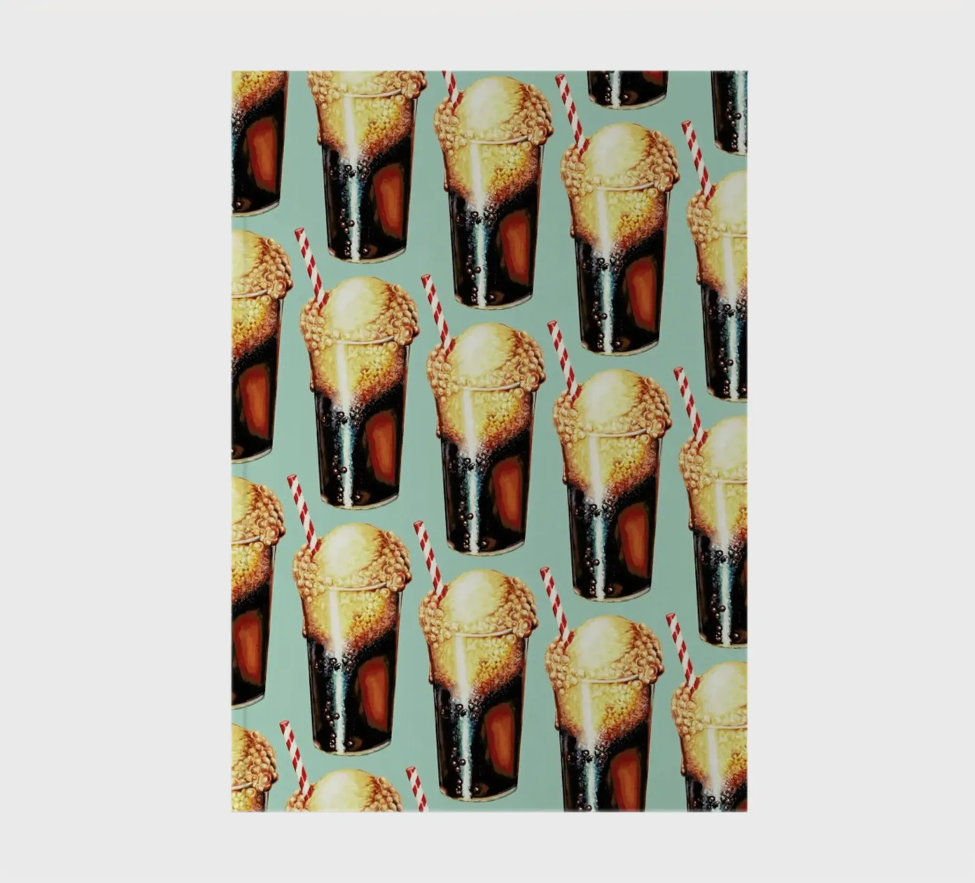 Rootbeer Float Pattern notebook by Kelly Gilleran