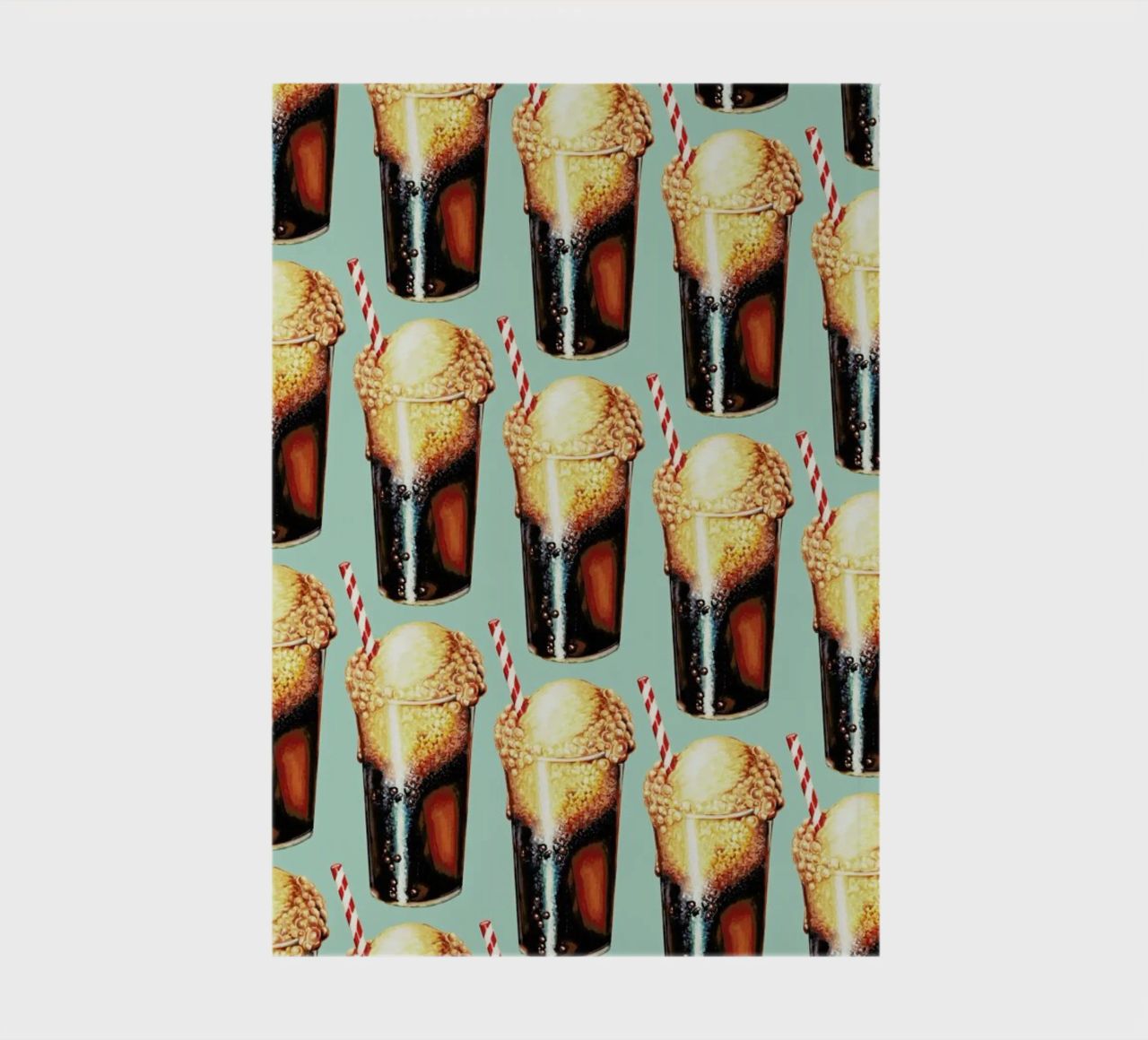 Rootbeer Float Pattern notebook by Kelly Gilleran