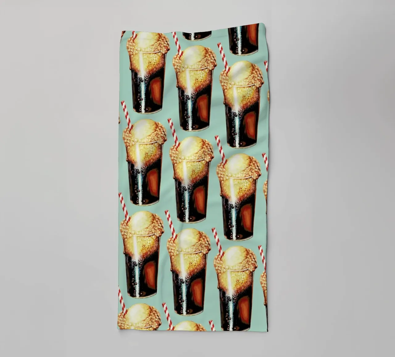 Rootbeer Float Pattern Handtuch von Kelly Gilleran