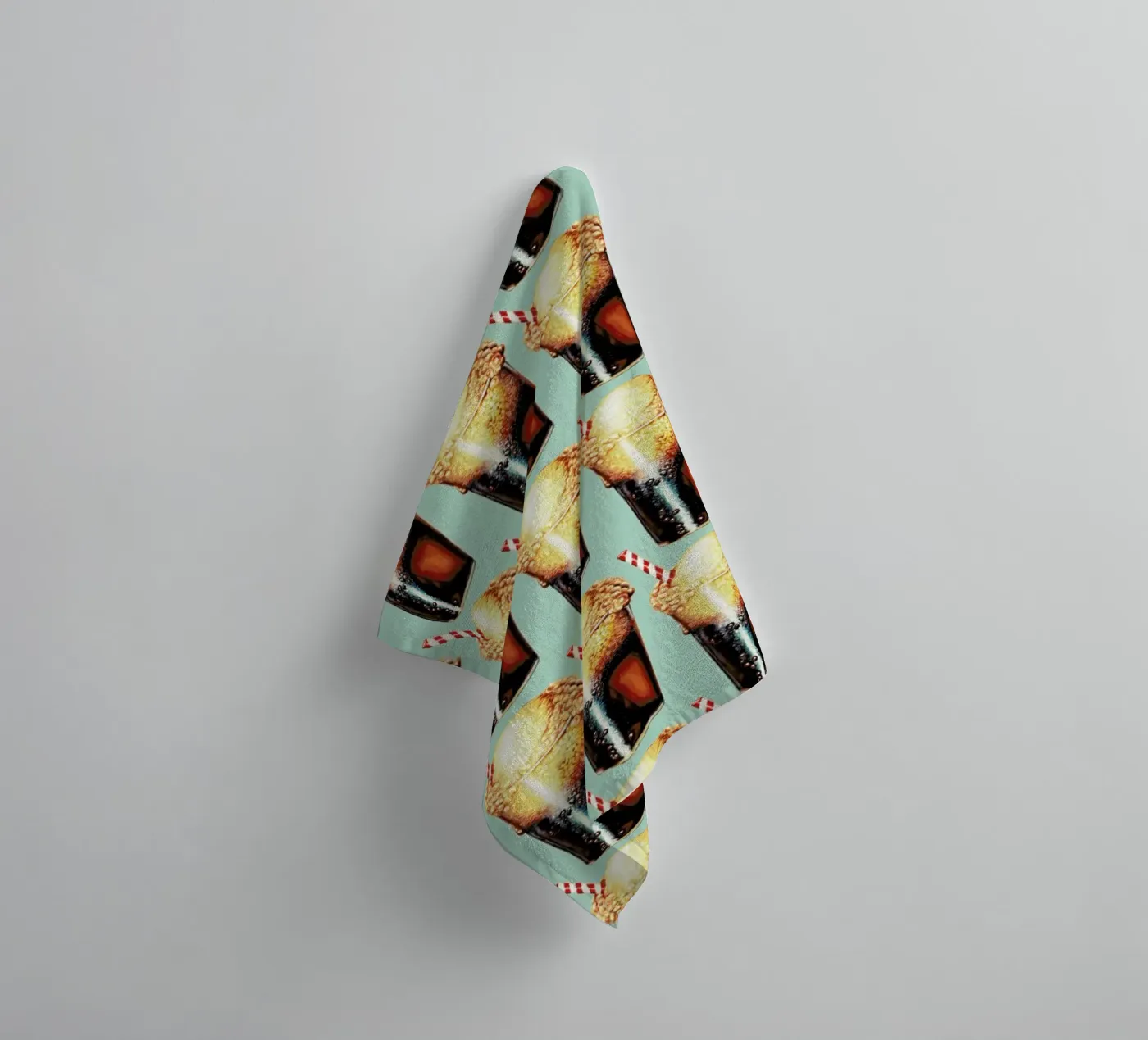 Rootbeer Float Pattern asciugamano da bagno da Kelly Gilleran