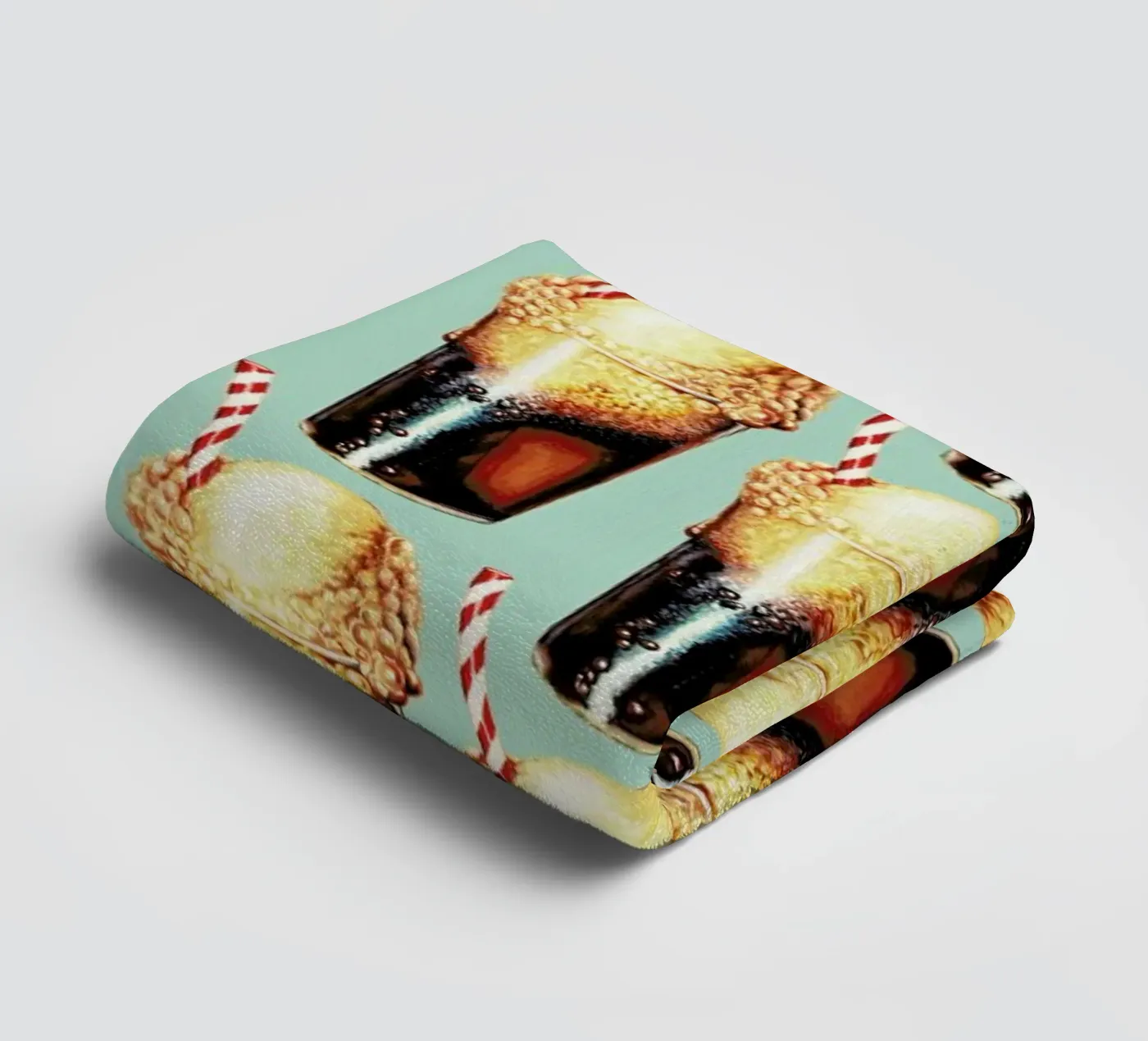 Rootbeer Float Pattern Handtuch von Kelly Gilleran