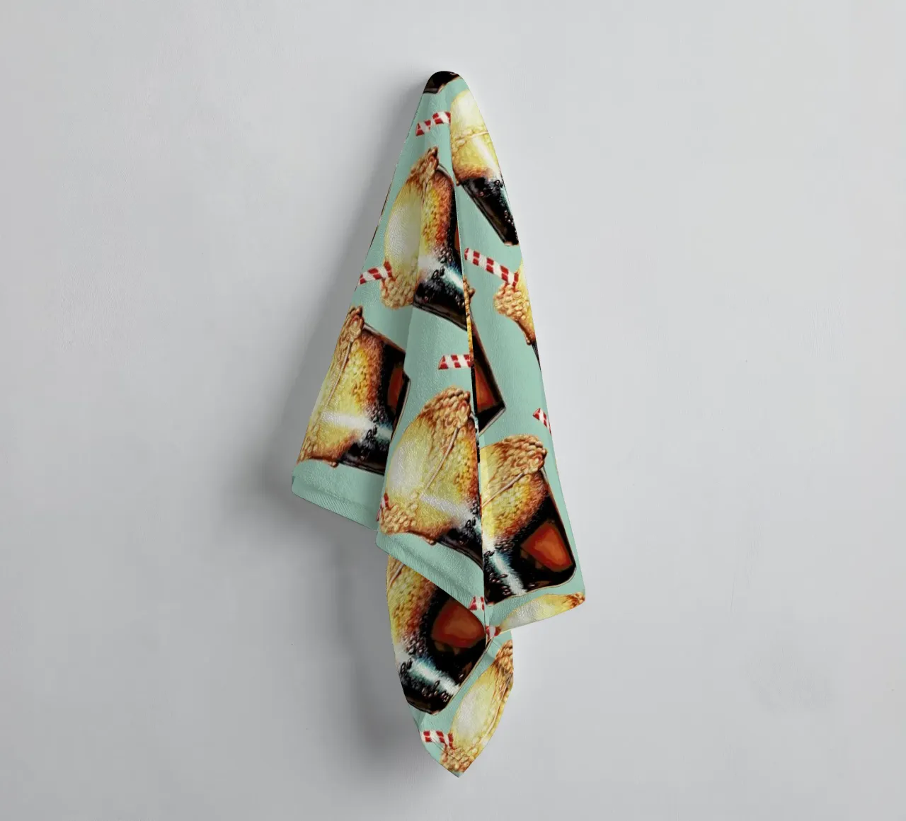 Rootbeer Float Pattern Handtuch von Kelly Gilleran