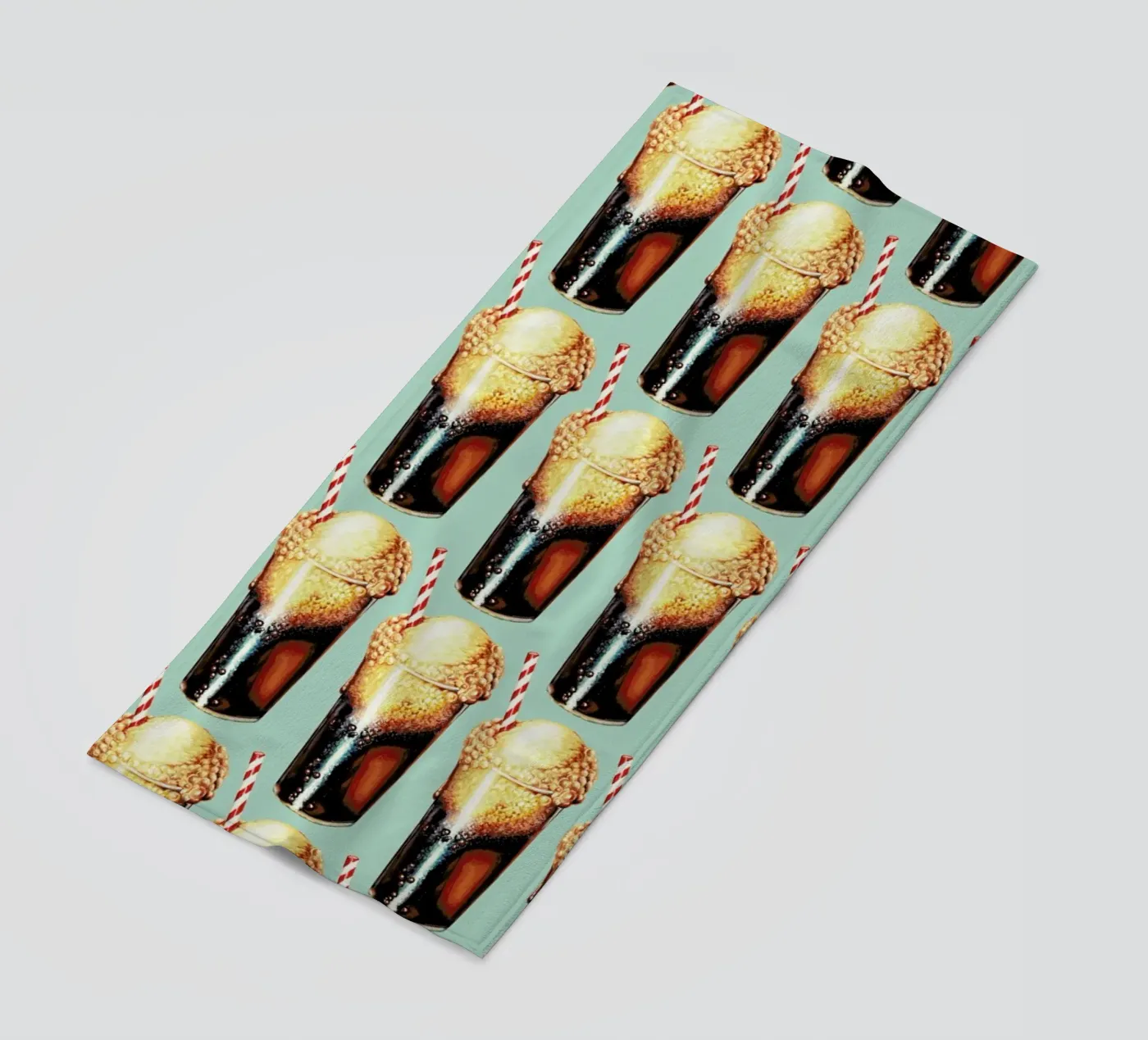 Rootbeer Float Pattern Strandtuch von Kelly Gilleran
