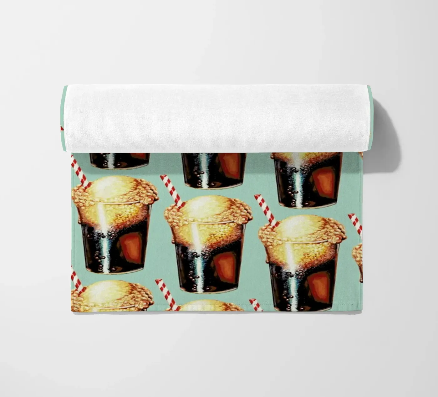 Rootbeer Float Pattern Strandtuch von Kelly Gilleran