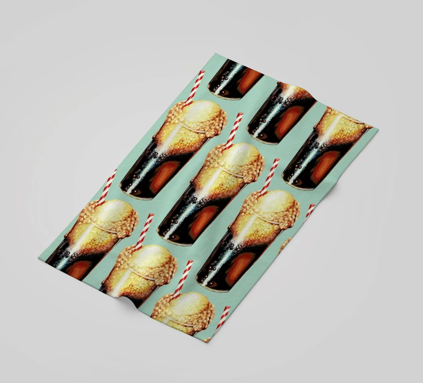 Rootbeer Float Pattern Strandtuch von Kelly Gilleran